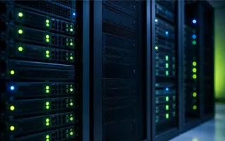 Serverraum nach Hosting-Kündigung